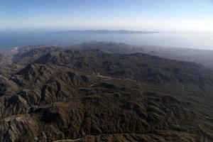 mexico baja california sur from airplane panorama photo