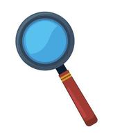 magnifying glass search vector