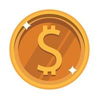 coin money dollar vector