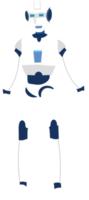 artificiale intelligenza ai robot cartone animato personaggi . png