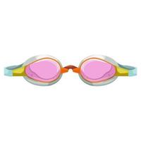 underwater pool goggles cartoon vector illustration