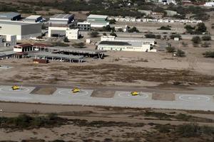 aerial view of la paz baja california sur airport photo