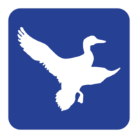 fliegende Vögel unterzeichnen Symbol auf transparentem Hintergrund png