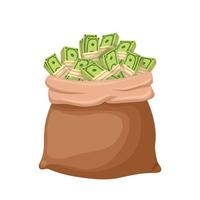 money bag cartoon vector illustration