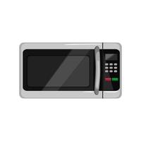 equipment microwave oven cartoon vector illustration