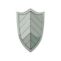 security medieval shield cartoon vector illustration