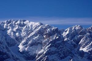 dolomites snow panorama big landscape photo