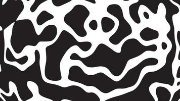 Black and white cow pattern animal skin texture vector