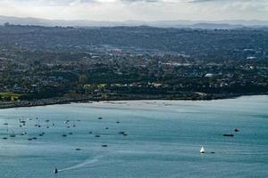 Auckland New Zealand aerial view panorama cityscape photo