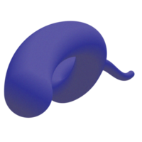 formes 3d gribouillis texture granuleuse png