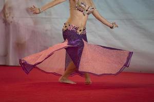 Oriental belly dancer beutiful move photo