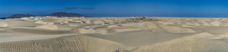 bahia magdalena baja california sur desierto dunas de arena en mexico foto