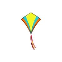 leisure kite sky cartoon vector illustration