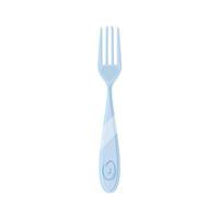 fork cutlery cartoon vector illustration