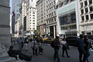 NEW YORK, USA - MAY 6 2019 - 5th Avenue full of people photo