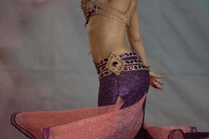 Oriental belly dancer beutiful move photo