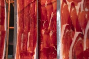 jamon iberico spanish ham vacuum packed photo