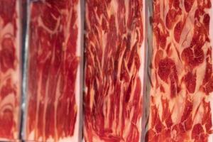 jamon iberico spanish ham vacuum packed photo