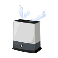 diffuse humidifier air cartoon vector illustration