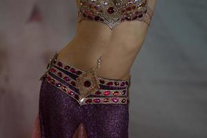 Oriental belly dancer beutiful move photo