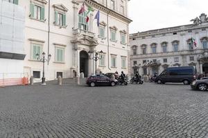 ROME, ITALY. NOVEMBER 22 2019 - President Sergio Mattarella arriving at Quirinale Building photo