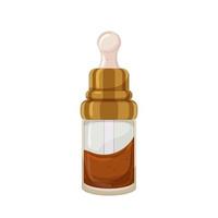 drop fragrance oil color icon vector illustration