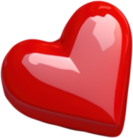 Abbildung des Herzens 3d, die Liebe ausdrückt png