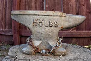 blacksmith anvil close up detail photo