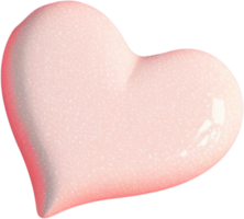 3d hjärta illustration symbol av kärlek och roman png