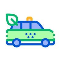 ilustración de vector de icono de taxi en línea