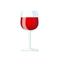 wine cup cartoon vector illustration