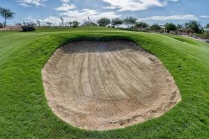 desert golf course green photo