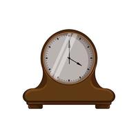 old clock vintage cartoon vector illustration