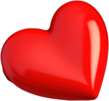 3d cuore illustrazione che rappresentano passione png