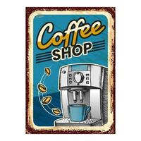 Coffee Shop Creative Advertising Banner Vector