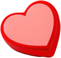 3d hjärta illustration för hjärtans dag png