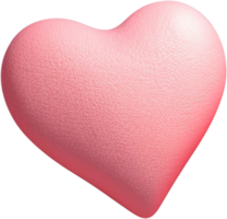 3d hjärta illustration symbol av kärlek och roman png