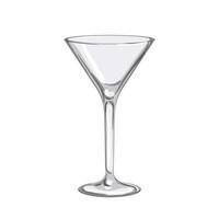 restaurant cocktail glasses cartoon vector illustration