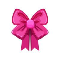 surprise bow ribbon cartoon vector illustration