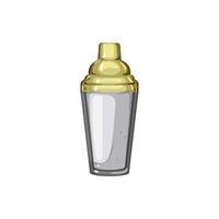 party cocktail shaker cartoon vector illustration