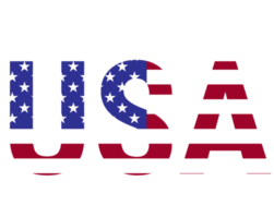 Made in USA. Composition with American flag for badges, labels, pins, etc. png