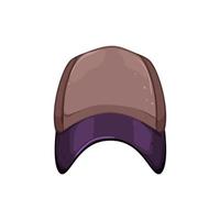 hat baseball cap cartoon vector illustration