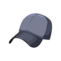 empty baseball cap cartoon vector illustration