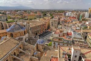 murcia aerial view from cathedral tower photo