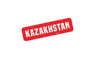 KAZAKHSTAN stamp rubber with grunge style on white background vector