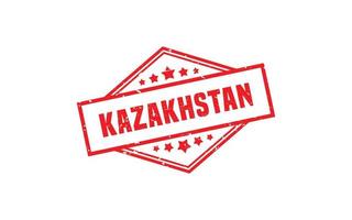 KAZAKHSTAN stamp rubber with grunge style on white background vector