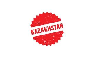 KAZAKHSTAN stamp rubber with grunge style on white background vector