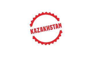 KAZAKHSTAN stamp rubber with grunge style on white background vector