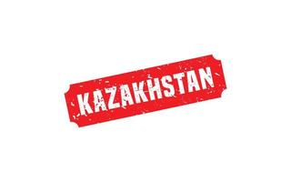 KAZAKHSTAN stamp rubber with grunge style on white background vector