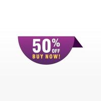 50 discount, Sales Vector badges for Labels, , Stickers, Banners, Tags, Web Stickers, New offer. Discount origami sign banner.